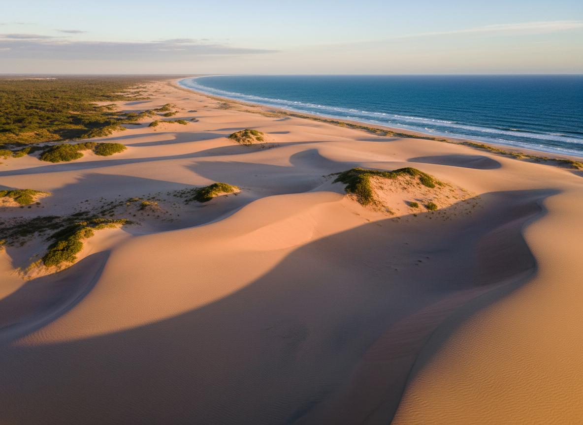 Coastal sand dunes
